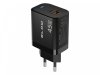 Ładowarka sieciowa gniazdo USB + USB-C PD 45W + kabel